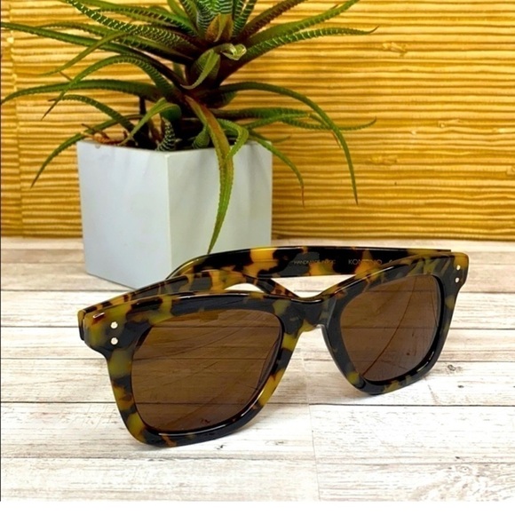 KOMONO sunglasses The Allen Tortoise Demi Brown Tan NEW main image 7